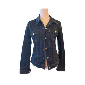 LEVIS JEAN DARK JEAN JACKET SIZE SMALL